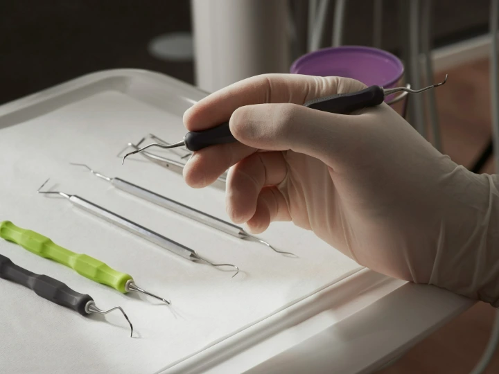 Comprehensive range of professional dental instruments including surgical, orthodontic, restorative, and implant tools for clinics and distributors