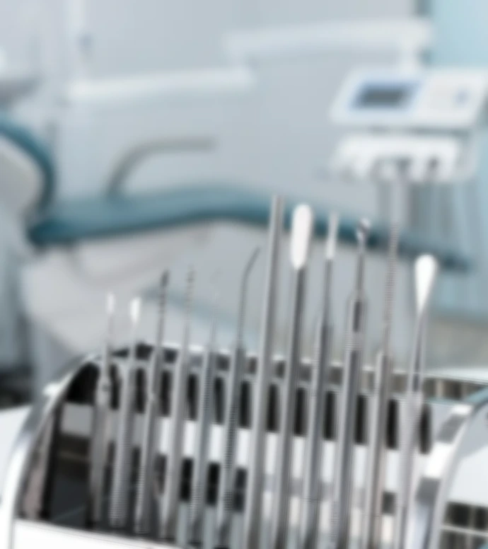 Professional German stainless steel endodontic dental instruments including files, pluggers, and spreaders in sterile tray