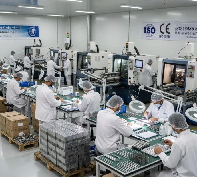 High volume production of dental instruments for OEM buyers and global distributors with scalable manufacturing capacity and consistent quality