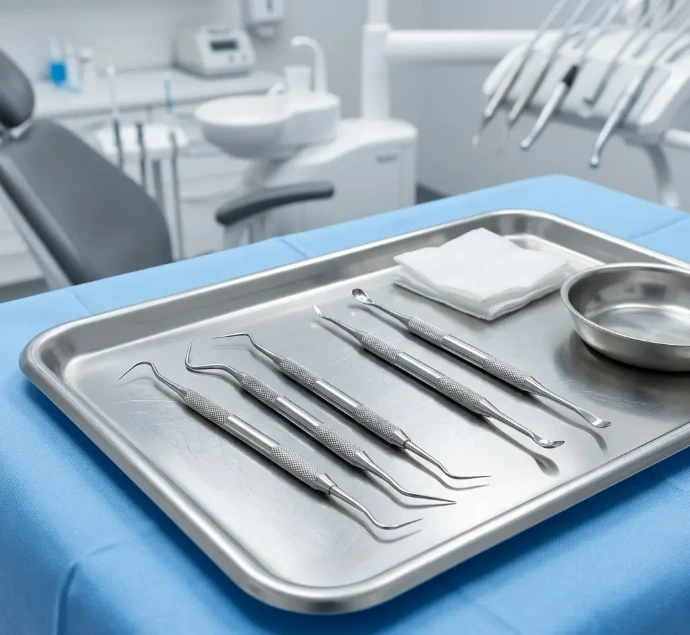 Root tip picks, apical elevators, and root fragment removal instruments used for retrieval of broken root tips during dental extraction procedures